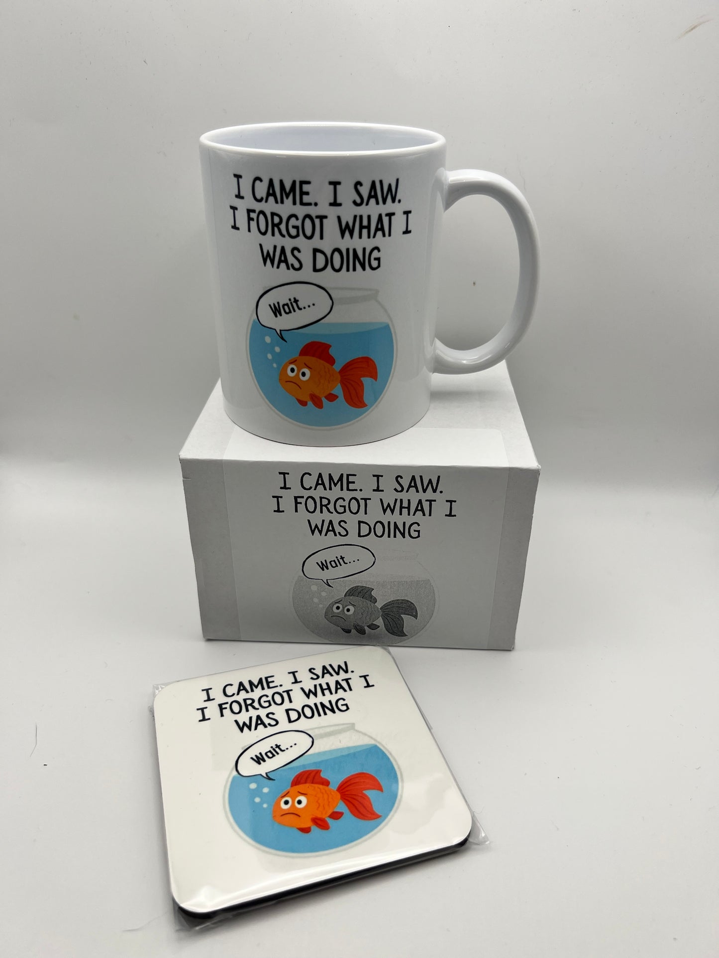 I Came. I Saw. I Forgot What I Was Doing Mug & Coaster Gift Set