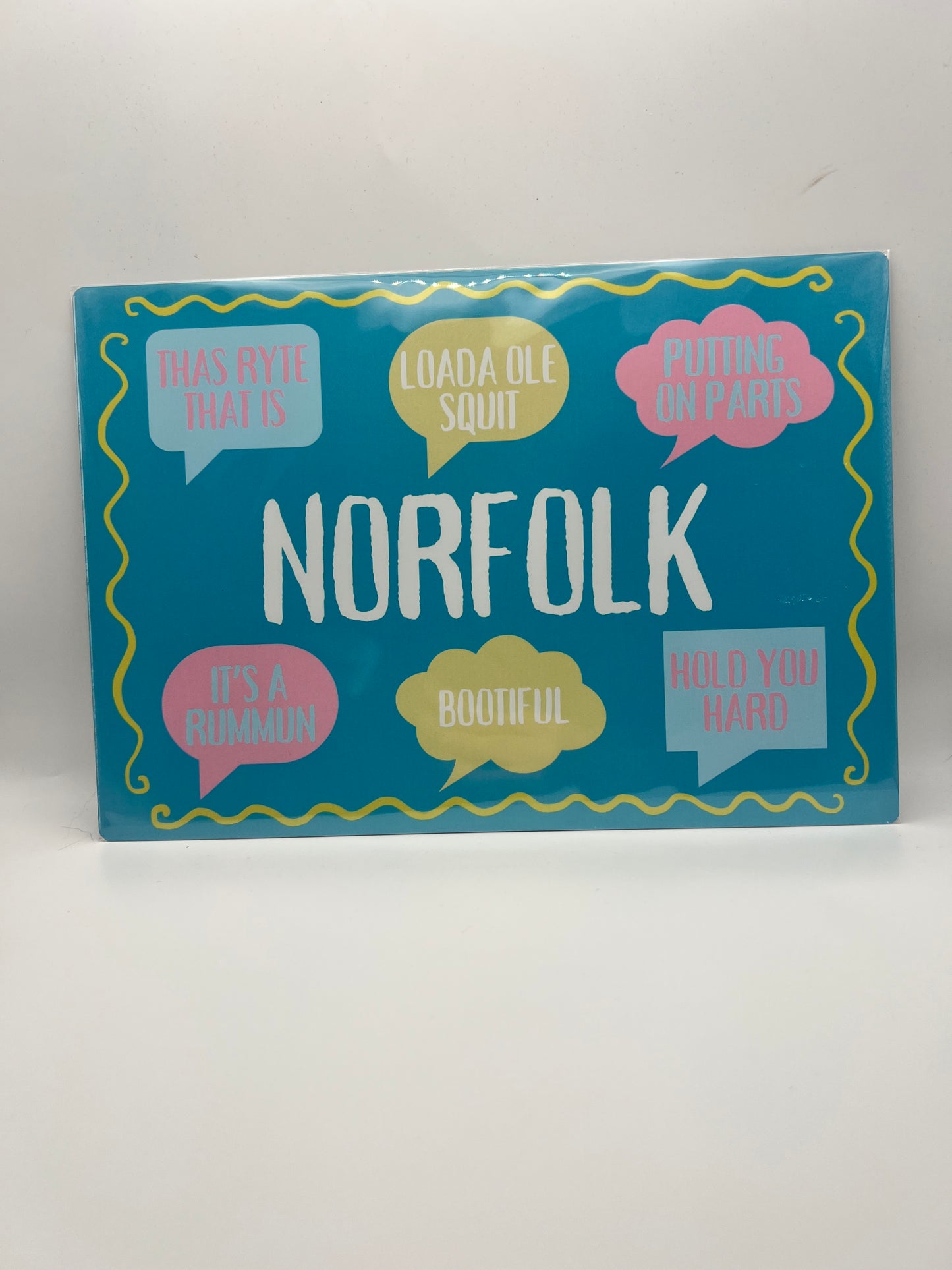 Norfolk Dialect Aluminium Sign