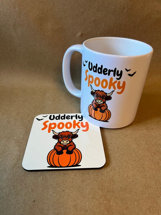 Highland Cow Halloween Mug – Udderly Spooky Mug - ZM Sports