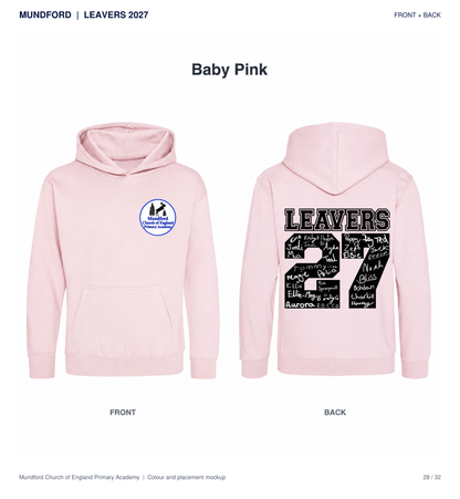 Mundford Primary Academy Leavers 2027 T-shirts and Hoodies