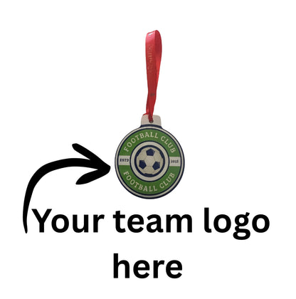Club logo personalised bauble - one sided