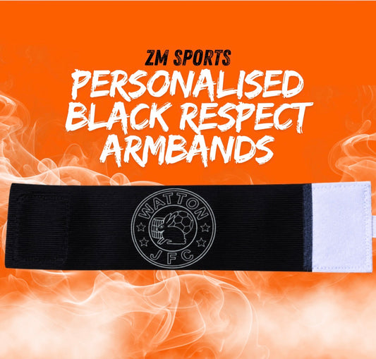 Personalised Black Respect Memorial Armbands - Your logo
