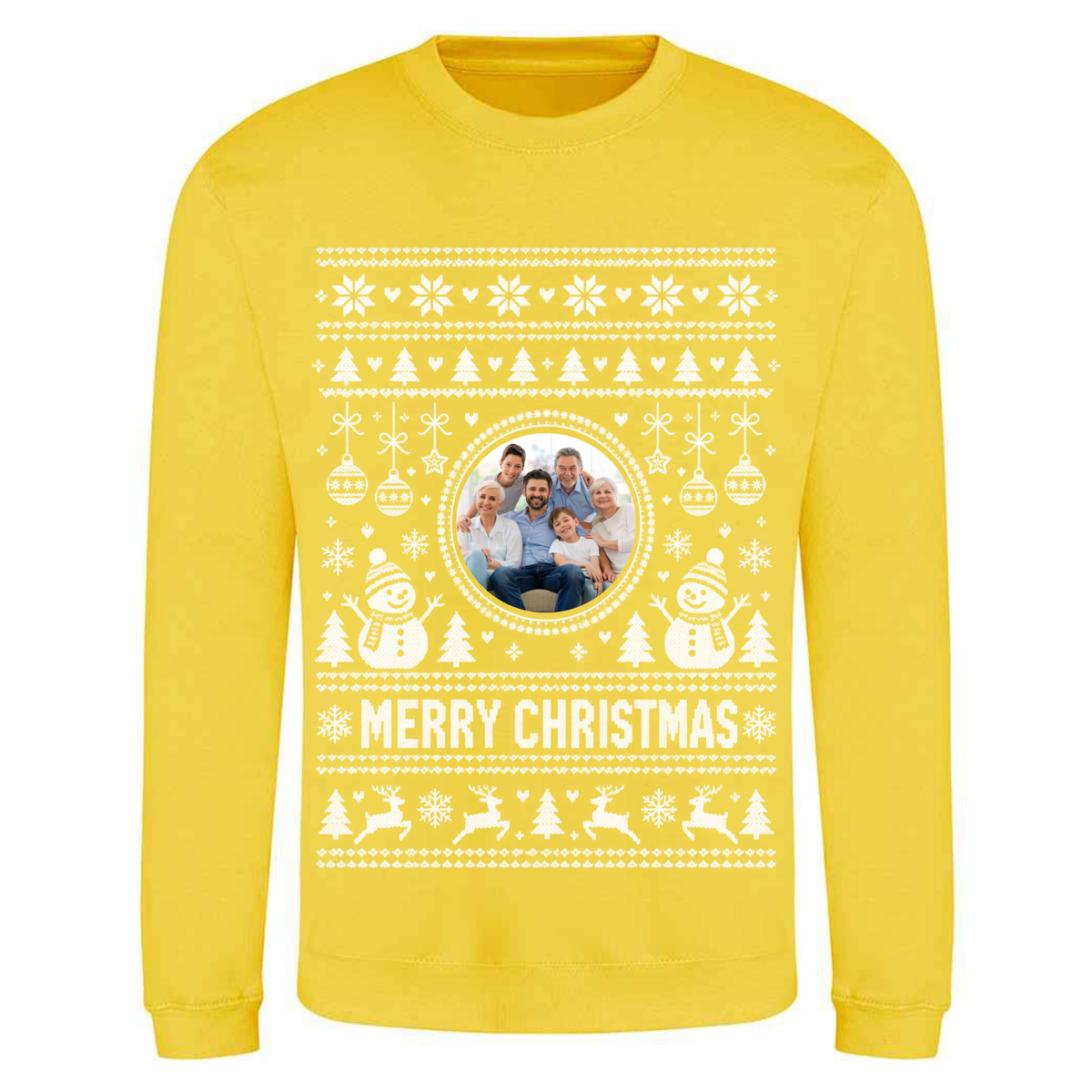 Personalised Photo Christmas Jumper – Custom Festive Sweatshirt - Child