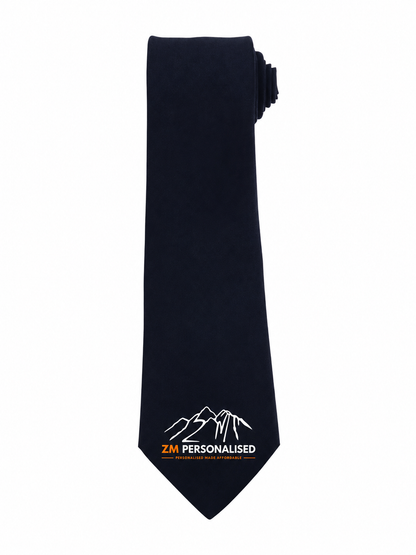 Personalised Tie – Custom Logo, Name or Text | Corporate, Wedding & Business Necktie
