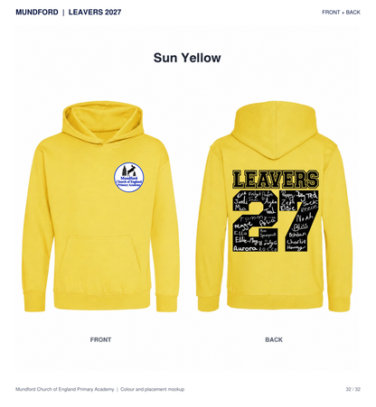 Mundford Primary Academy Leavers 2027 T-shirts and Hoodies