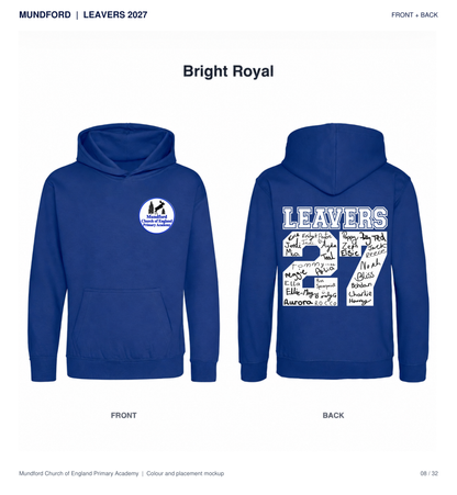Mundford Primary Academy Leavers 2027 T-shirts and Hoodies