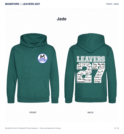 Mundford Primary Academy Leavers 2027 T-shirts and Hoodies