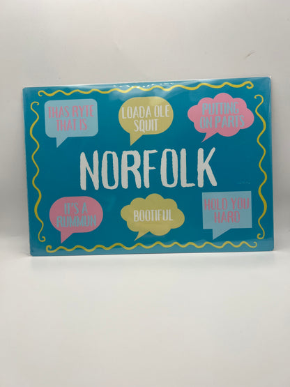Norfolk Dialect Aluminium Sign