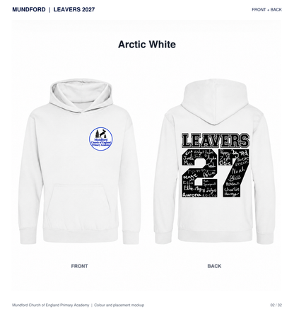 Mundford Primary Academy Leavers 2027 T-shirts and Hoodies