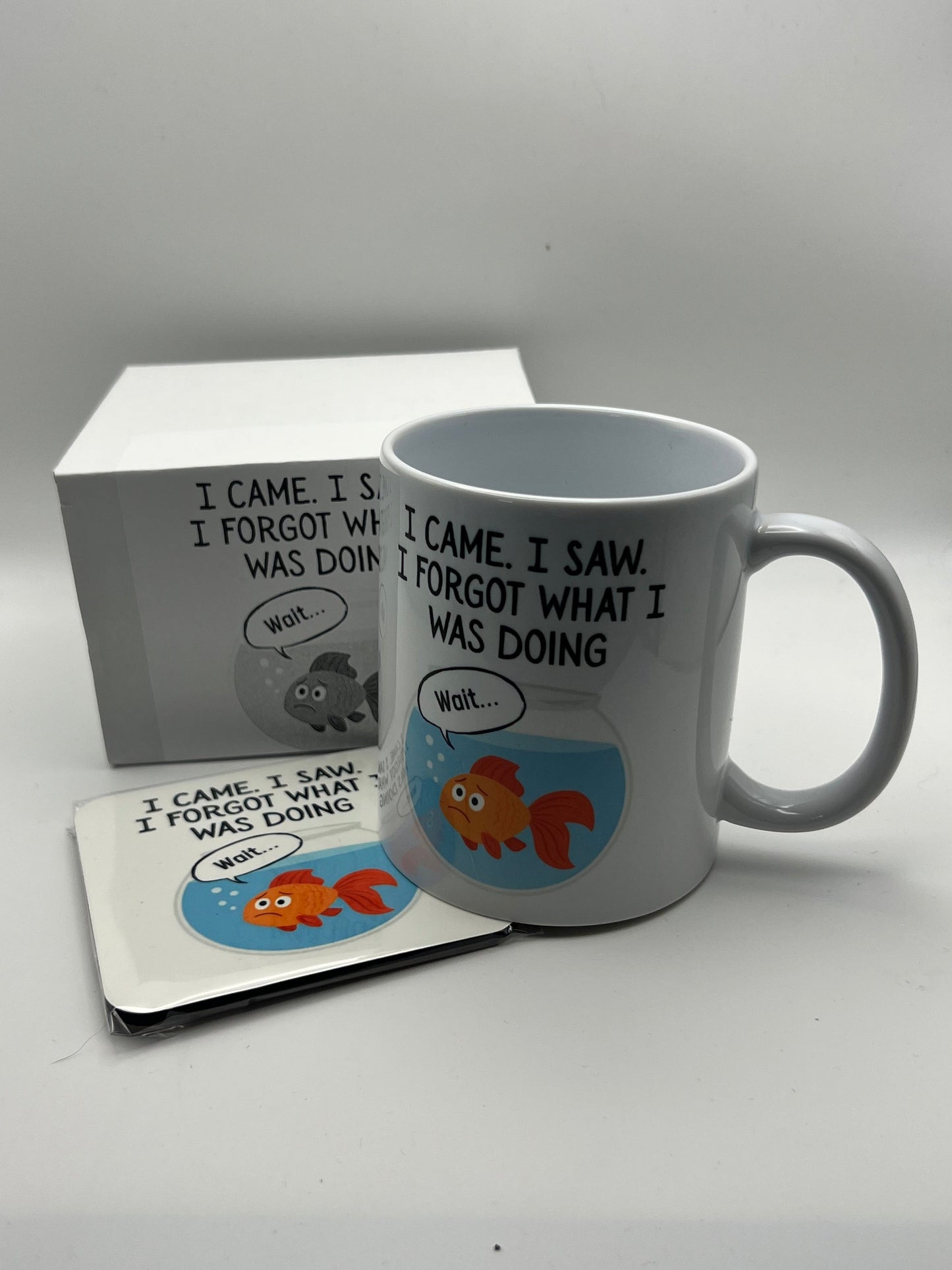 I Came. I Saw. I Forgot What I Was Doing Mug & Coaster Gift Set