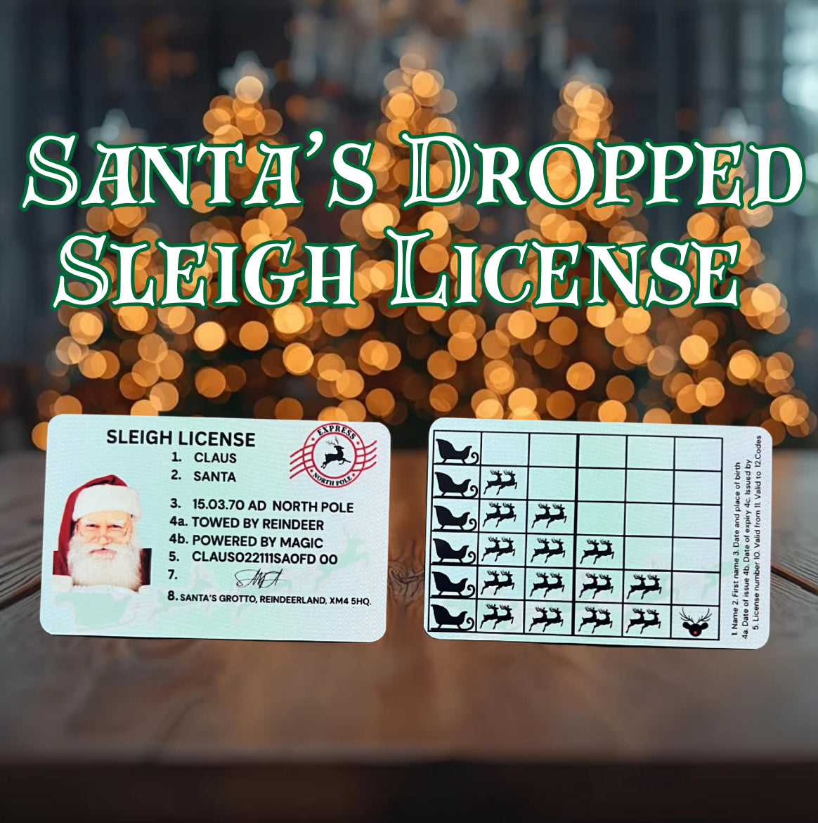 Santa’s Dropped Sleigh License
