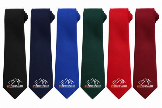 Personalised Tie – Custom Logo, Name or Text | Corporate, Wedding & Business Necktie