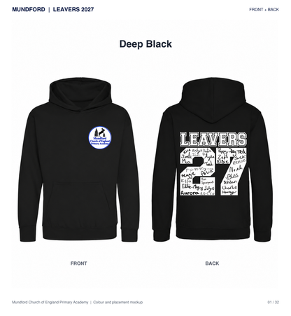 Mundford Primary Academy Leavers 2027 T-shirts and Hoodies