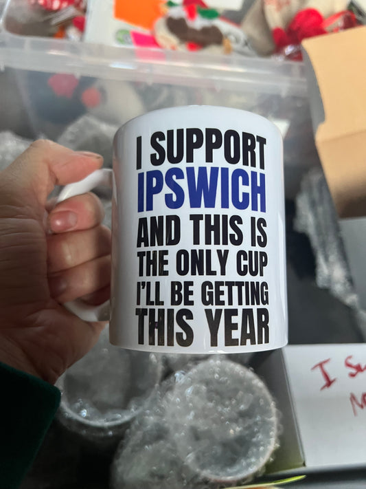 Funny Ipswich Football Fan Mug for Supporters
