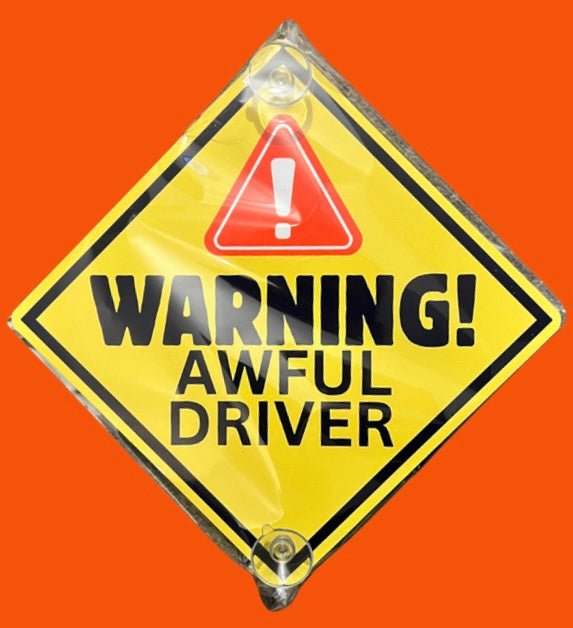 Aluminium Car Window Signs for Drivers - ZM Sports