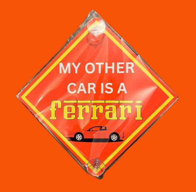 Aluminium Car Window Signs for Drivers - ZM Sports