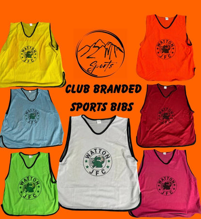 Club Branded Sports Bibs - 11 Pack - ZM Sports