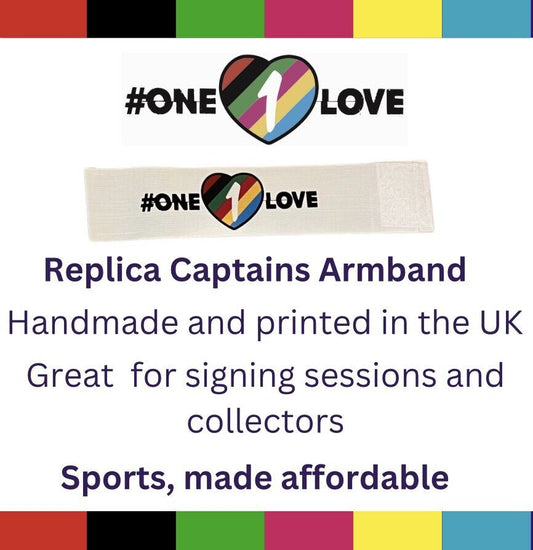 One love England Captains Armband replica - Any size - ZM Sports