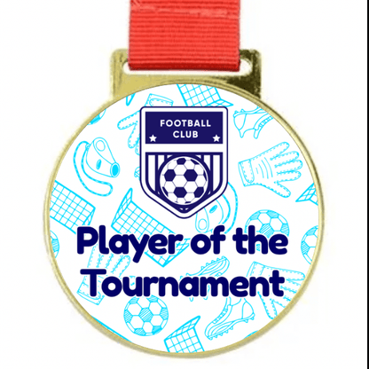 Personalised Gold Metal Medal – Custom Sports & Achievement Award - ZM Sports