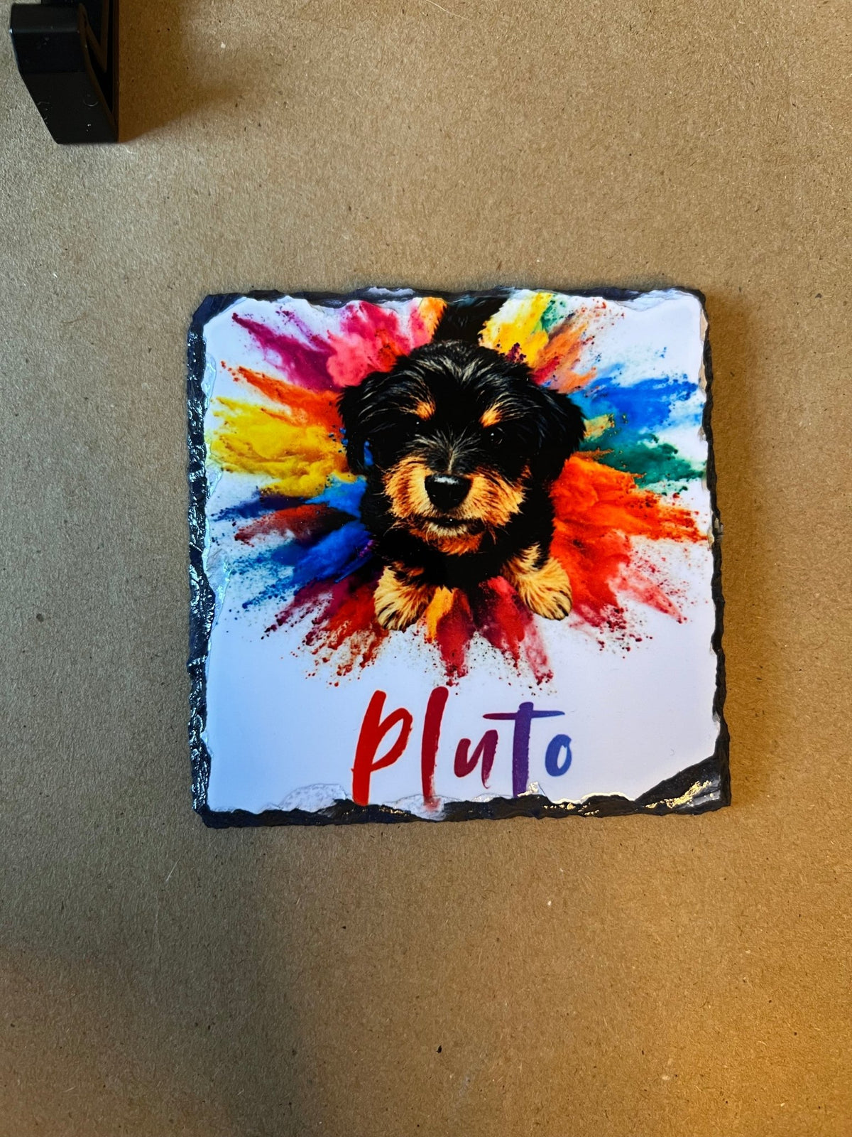 Personalised Pet Photo Slate – Custom Pet Portrait - ZM Sports
