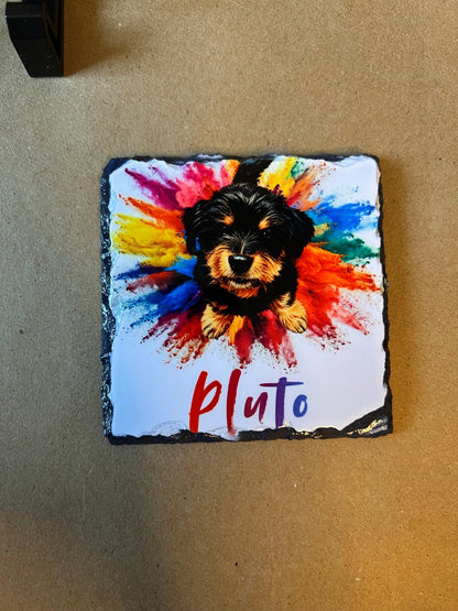 Personalised Pet Photo Slate – Custom Pet Portrait - ZM Sports