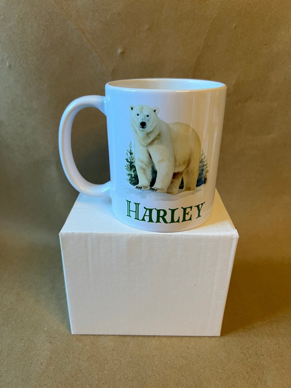 Personalised Polar Bear Christmas Eve Mug – Kids Christmas Mug - ZM Sports