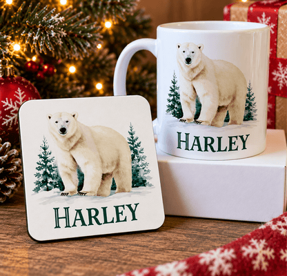 Personalised Polar Bear Christmas Eve Mug – Kids Christmas Mug - ZM Sports