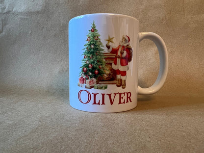 Personalised Santa Christmas Eve Mug – Kids Christmas Mug - ZM Sports