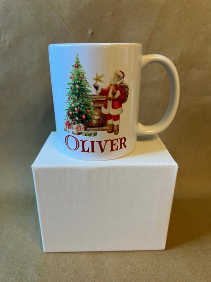 Personalised Santa Christmas Eve Mug – Kids Christmas Mug - ZM Sports