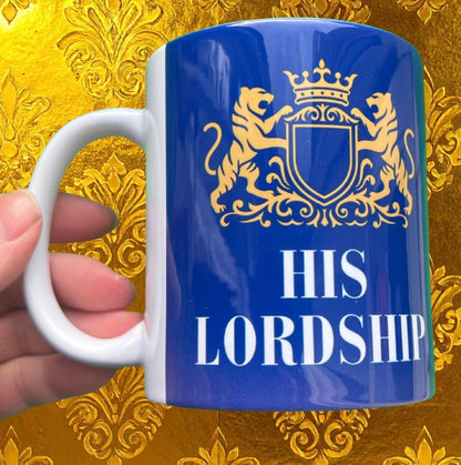Royal Ceramic Mugs – His & Her Lordship Designs - ZM Sports