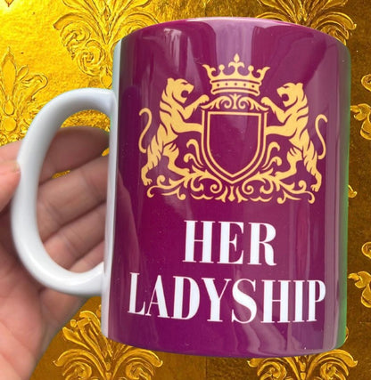 Royal Ceramic Mugs – His & Her Lordship Designs - ZM Sports